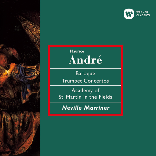 バロック・トランペット協奏曲集」　Music　Maurice　Japan　Andre　モーリス・アンドレ「Baroque　Concertos　Warner