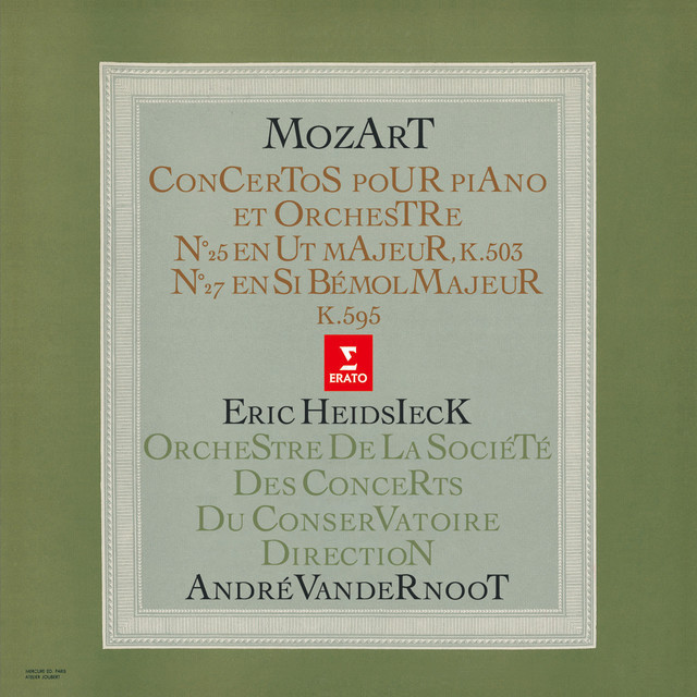 Eric Heidsieck / エリック・ハイドシェック「Mozart: Piano Concertos 