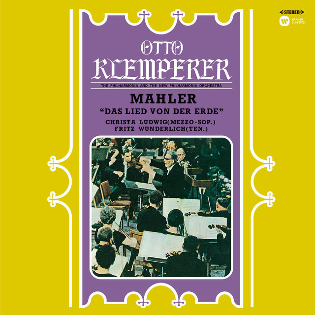 Otto Klemperer オットー・クレンペラー「MAHLER：DAS LIED VON DER ERDE マーラー：交響曲《大地の歌》」  Warner Music Japan