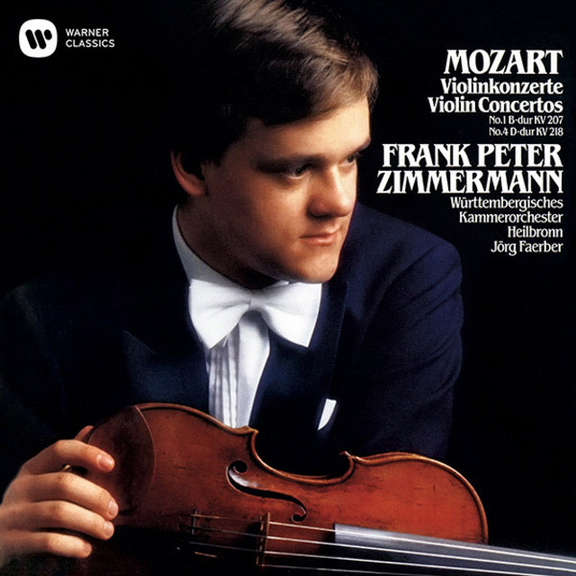 Frank Peter Zimmermann フランク ペーター ツィンマーマン Mozart Violin Concertos Nos 1 4 モーツァルト ヴァイオリン協奏曲第1番 第4番 クラシック マスターズ第7回発売 Warner Music Japan