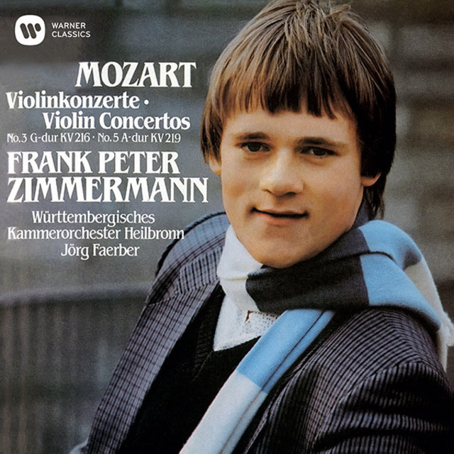 Frank Peter Zimmermann フランク ペーター ツィンマーマン Mozart Violin Concertos Nos 3 5 モーツァルト ヴァイオリン協奏曲第3番 第5番 クラシック マスターズ第7回発売 Warner Music Japan