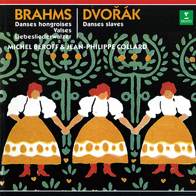 ミシェル・ベロフ「Brahms：Hungarian　Dances;　Dvorak：Slavonic　Japan　Dances　ブラームス：ハンガリー舞曲集、ドヴォルザーク：スラヴ舞曲集」　Warner　Music　Michel　Beroff