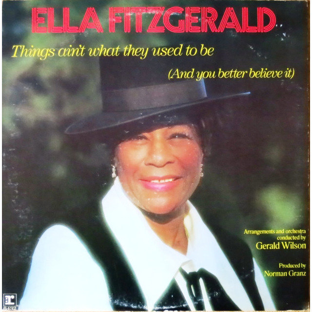Ella Fitzgerald / エラ・フィッツジェラルド「THINGS AIN'T WHAT THEY 