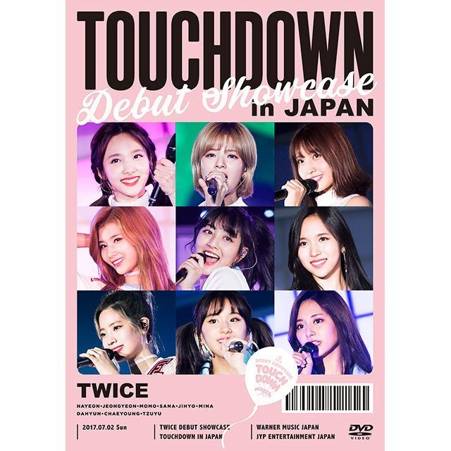 TWICE「TWICE DEBUT SHOWCASE “Touchdown in JAPAN”（ONCE JAPAN限定盤 