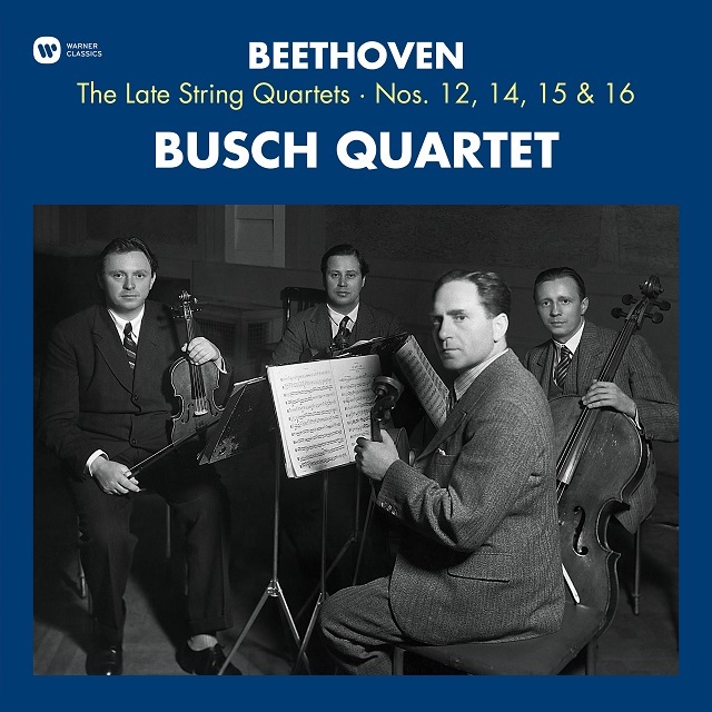 0190295282110 busch quartet   beethoven late quartets lp cover