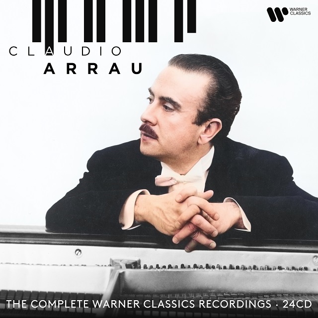 0190296245572 claudio arrau the complete warner classics recordings 24cd