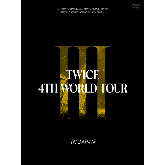 Twice  twice 4th world tour  iii  in japan shokaigentei dvd