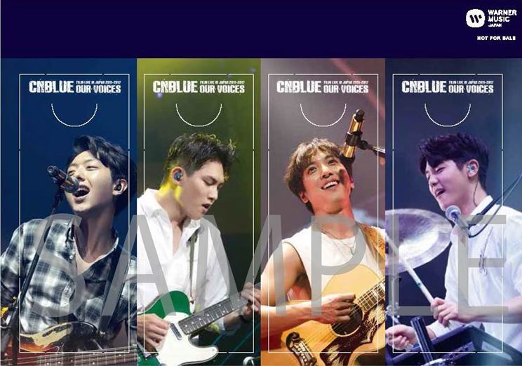 CNBLUE DVD/Blu-ray「CNBLUE：FILM LIVE IN JAPAN 2011-2017 “OUR