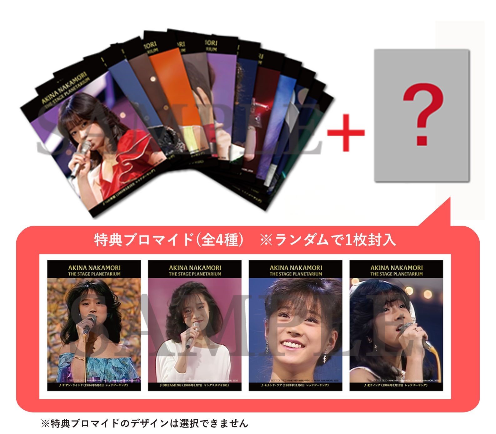 中森明菜 ザ・ステージ・プラネタリウム』 東京会場での販売グッズ発表